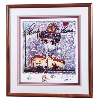 Ringo Starr Signed "Ringo Rama" Album Artwork Litho In 22.5 x 24 Framed Display - 25/50 (Beckett)